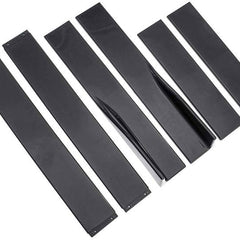 2.2m Universal Side Skirt Extensions Car Side Skirts Winglet Splitters Lip For All Cars (Set Of 6pcs)