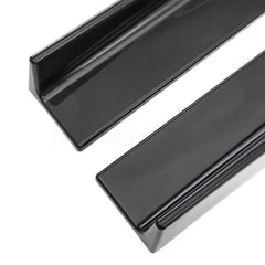 2.2m Universal Side Skirt Extensions Car Side Skirts Winglet Splitters Lip For All Cars (Set Of 6pcs)