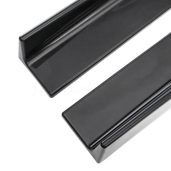 2.2m Universal Side Skirt Extensions Car Side Skirts Winglet Splitters Lip For All Cars (Set Of 6pcs)