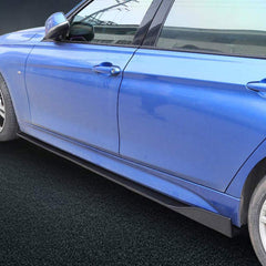 2.2m Universal Side Skirt Extensions Car Side Skirts Winglet Splitters Lip For All Cars (Set Of 6pcs)