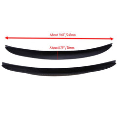 2pcs 24cm CARBON FIBER FENDER FLARES WHEEL LIP BODY KIT FOR UNIVERSAL CAR AUTO