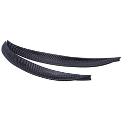 2pcs 24cm CARBON FIBER FENDER FLARES WHEEL LIP BODY KIT FOR UNIVERSAL CAR AUTO