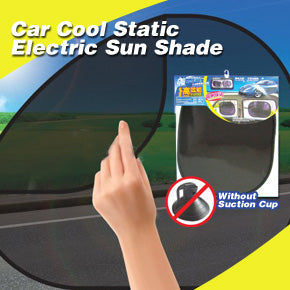 Electro-Static Car Universal Sun Shade With Automatic Window Grip (4 Pcs)