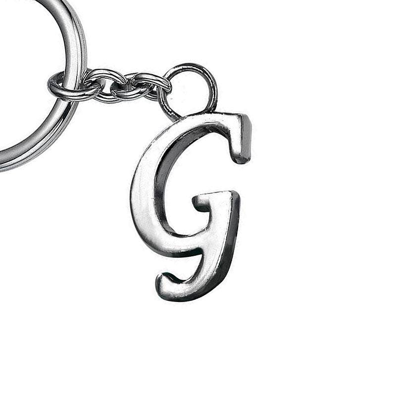Stylish Letter G Simple Alphabet Key Ring Keychain For Car