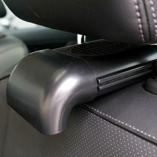 Mini USB Car Seat Back Fan Portable Vehicle 3-Speed Cooling Cooler Headrest Fan