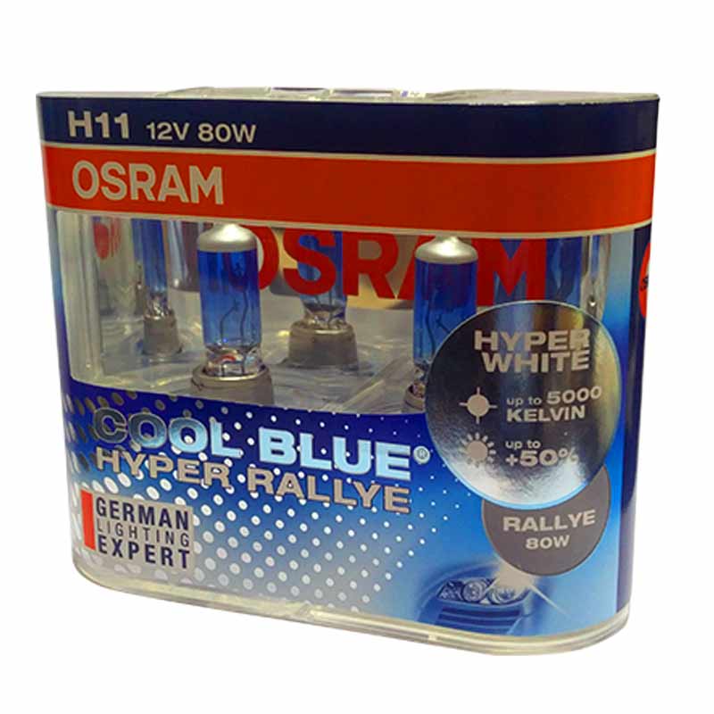 OSRAM H11 Cool Blue Hyper Rallye 12V 80W - Pair Of 2