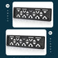 2pcs Car Number ABS Plastic Plate Frame Holder Front And Back
