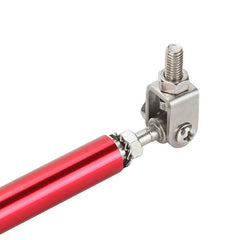 2pcs 15cm Red LARGE Adjustable Universal Front Rear Bumper Lip Splitter Strut Brace Rod Support Bar
