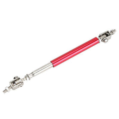 2pcs 15cm Red LARGE Adjustable Universal Front Rear Bumper Lip Splitter Strut Brace Rod Support Bar