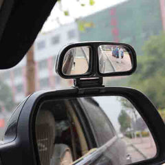 2pcs 3R-028 Car Rear View Blind Spot Parking Mirror Adjustable 360 Degree Wide Angle, Rear View Mirror Mounted Type