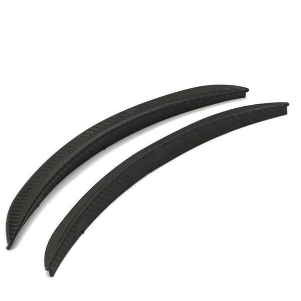 2PCS 41 CM CARBON FIBER FENDER FLARES WHEEL LIP BODY KIT FOR UNIVERSAL CAR AUTO