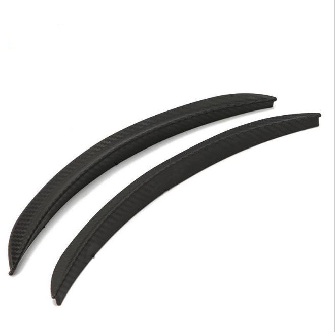2PCS 41 CM CARBON FIBER FENDER FLARES WHEEL LIP BODY KIT FOR UNIVERSAL CAR AUTO