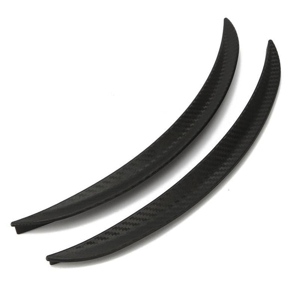 2PCS 41 CM CARBON FIBER FENDER FLARES WHEEL LIP BODY KIT FOR UNIVERSAL CAR AUTO
