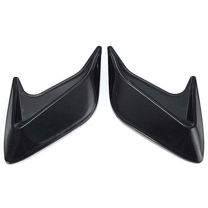 2PCS Black Universal Car Auto Decorative Air Scoop Flow Intake Hood Vent Bonnet Fender Mesh