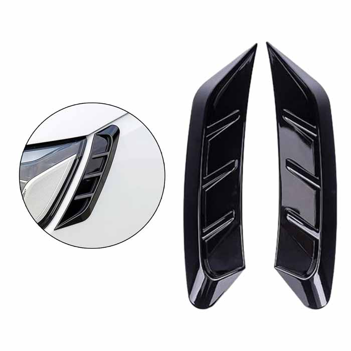 2pcs Car Fender Headlight Eyebrow Decorative Tail Lights