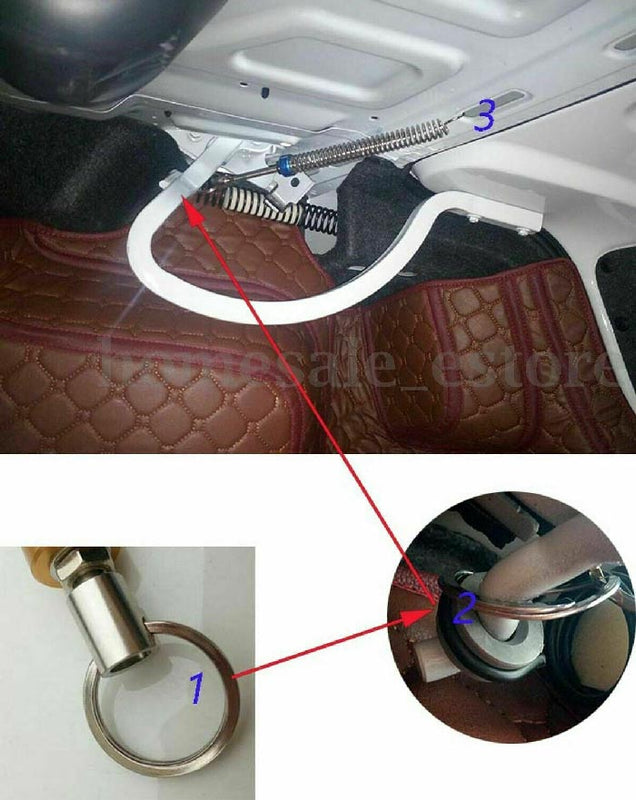 2pcs Car Trunk Boot Lid Lifting Device Spring Auto Trunk Automatic Lifting Spring