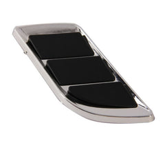 2pcs Chrome Car Front Hood Scoop Bonnet Air Intake Flow Side Fender Vents Covers