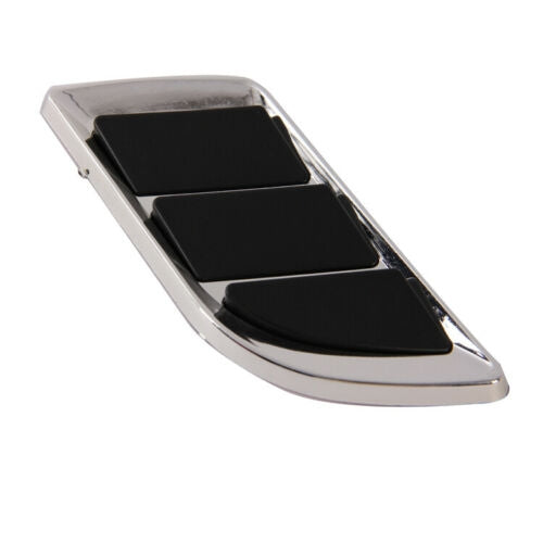 2pcs Chrome Car Front Hood Scoop Bonnet Air Intake Flow Side Fender Vents Covers