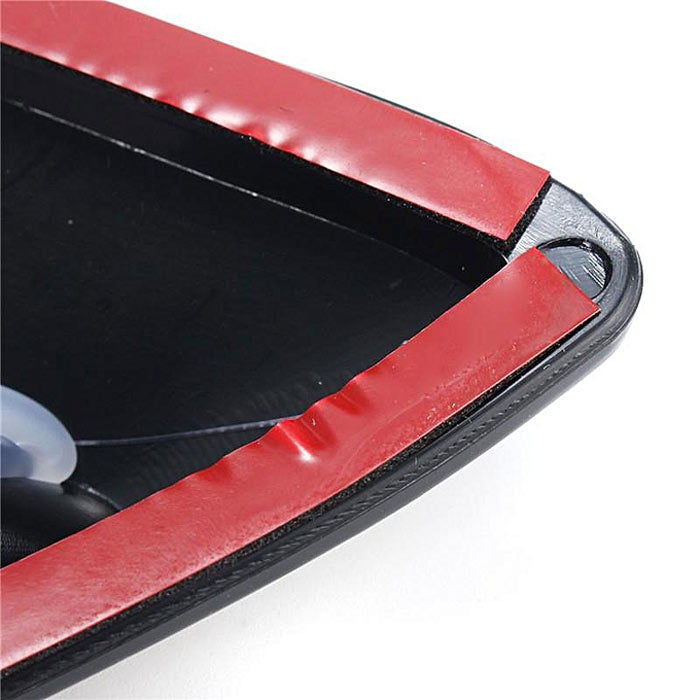 2PCS Chrome Electro Plated Universal Car Auto Decorative Air Scoop Flow Intake Hood Vent Bonnet Fender Mesh