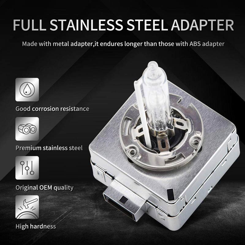 2pcs D8S HID Bulbs 35W 6000K Diamond White Xenon HID Headlight Bulb