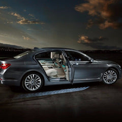 2pcs Ghost Shadow Courtesy Angel Wings Projection Lamp Car Door LED Welcome Light