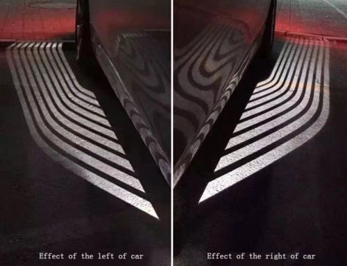 2pcs Ghost Shadow Courtesy Angel Wings Projection Lamp Car Door LED Welcome Light