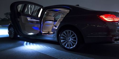 2pcs Ghost Shadow Courtesy Angel Wings Projection Lamp Car Door LED Welcome Light