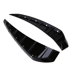 2pcs Glossy Black Car Side Fender Vent Air Wing Cover Trim (A-104)