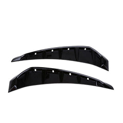 2pcs Glossy Black Car Side Fender Vent Air Wing Cover Trim (A-104)