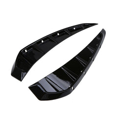 2pcs Glossy Black Car Side Fender Vent Air Wing Cover Trim (A-104)