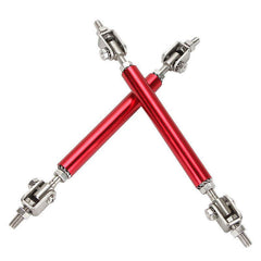 2pcs Adjustable Universal Front Rear Bumper Lip Splitter Strut Brace Rod Support Bar