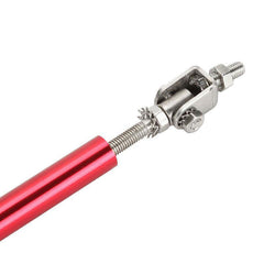 2pcs Red SMALL Adjustable Universal Front Rear Bumper Lip Splitter Strut Brace Rod Support Bar