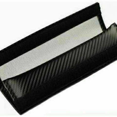 2Pcs RS Racing Carbon Fiber Embroidery Car Seat Belt Cover Safety Shoulder Pads