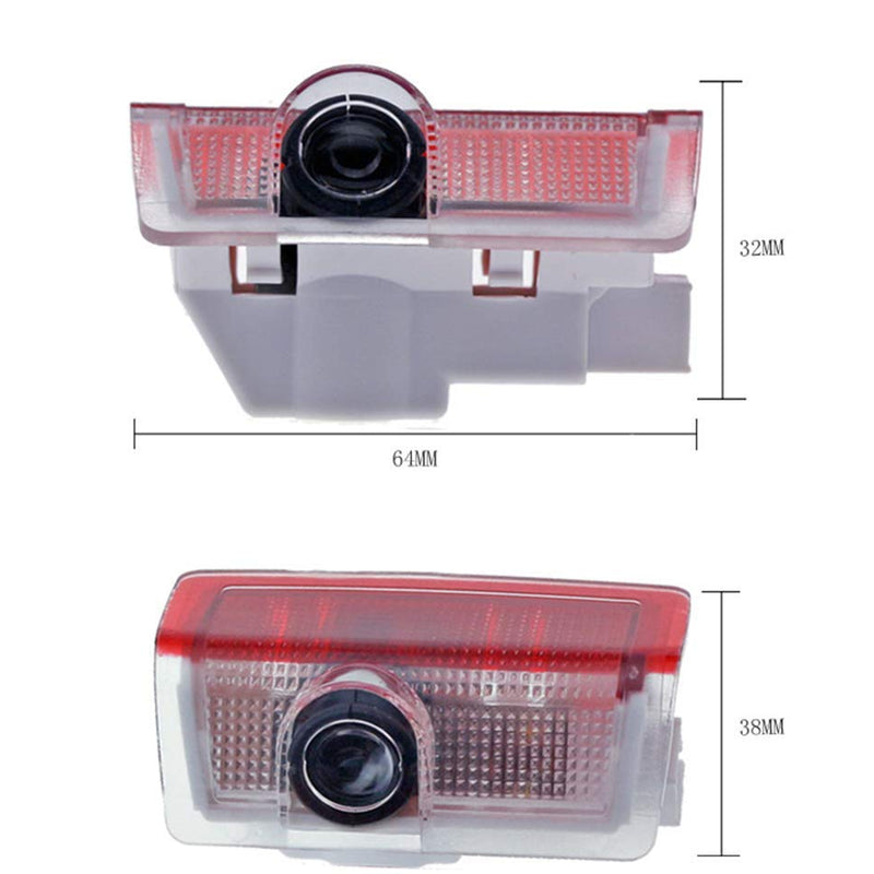 2pcs Suitable For Mercedes-Benz E A B C ML Class w212 w166 w176 Series Car Door Welcome Lights Ghost Shadow Led Projector Logo Light
