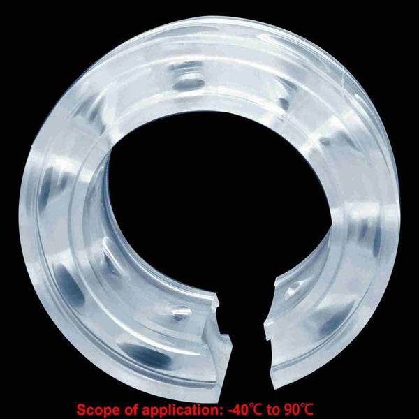 2pcs Transparent Color Car Shock Absorber Spring Bumper Power Auto Buffers Springs Bumpers Cushion