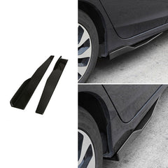 2pcs Universal 75cm Black Car Side Skirt Rocker Splitters Winglet Wings Canard Diffuser