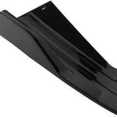 2pcs Universal Rear Bumper Lip Diffuser Splitter Canard Protector Front Bumper Lip Body Kit Front Bumper Side Skirt Spoiler Splitter (Black)