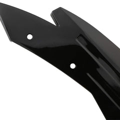 2pcs Universal Rear Bumper Lip Diffuser Splitter Canard Protector Front Bumper Lip Body Kit Front Bumper Side Skirt Spoiler Splitter (Black)