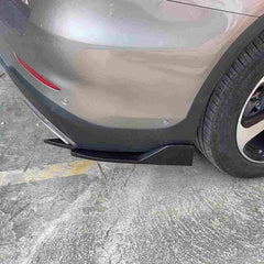 2pcs Universal Rear Bumper Lip Diffuser Splitter Canard Protector Front Bumper Lip Body Kit Front Bumper Side Skirt Spoiler Splitter (Black)