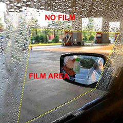 2pcs Universal Rear-View Mirror Waterproof Anti Fog Rainproof Anti-Water Protective Film Sticker for Car