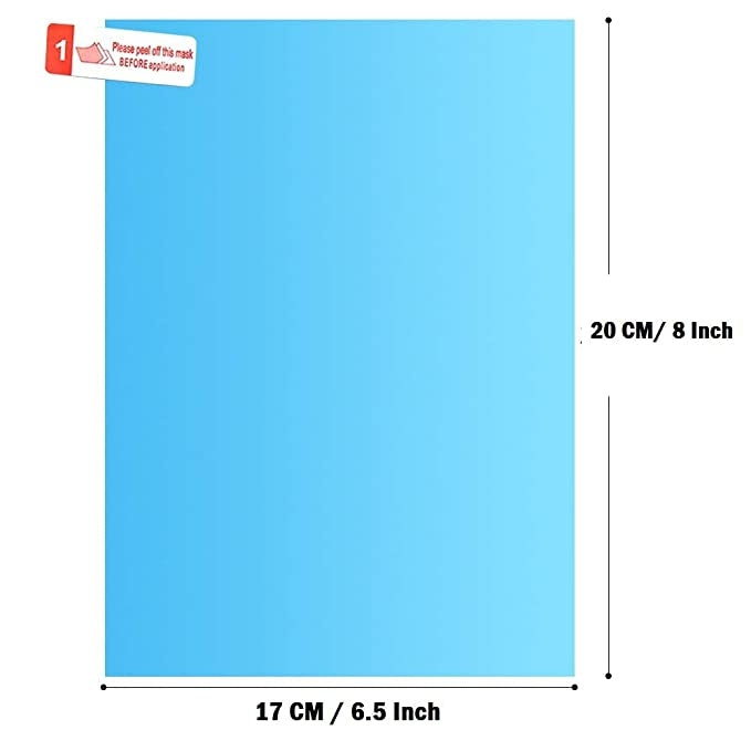 2pcs Universal Rear-View Mirror Waterproof Anti Fog Rainproof Anti-Water Protective Film Sticker for Car