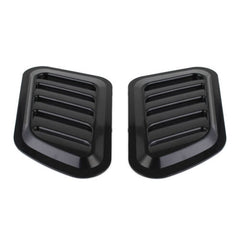 2X Car Decorative Air Flow Intake Hood Scoop Bonnet Vent Cover Universal Black