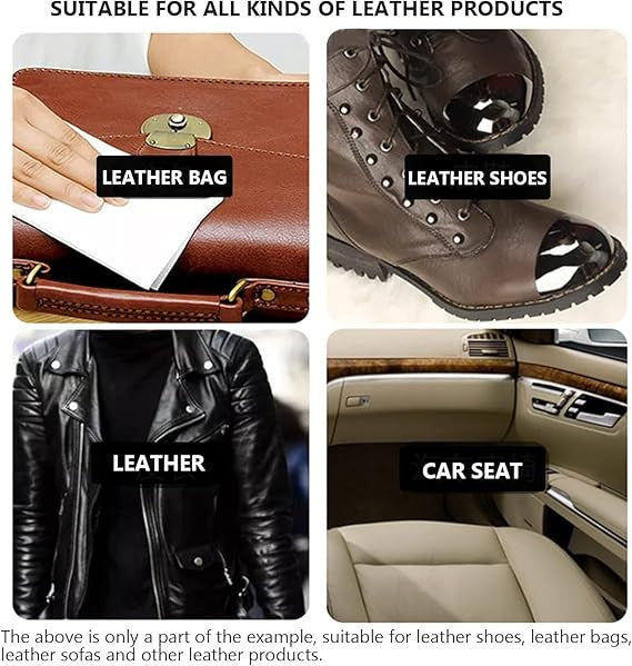 80 Pcs Premium Leather Care Wipes All In One Cleaner & Conditioner For Car Seats, Sofas, Shoes & Jackets Restores, Protects & Shines