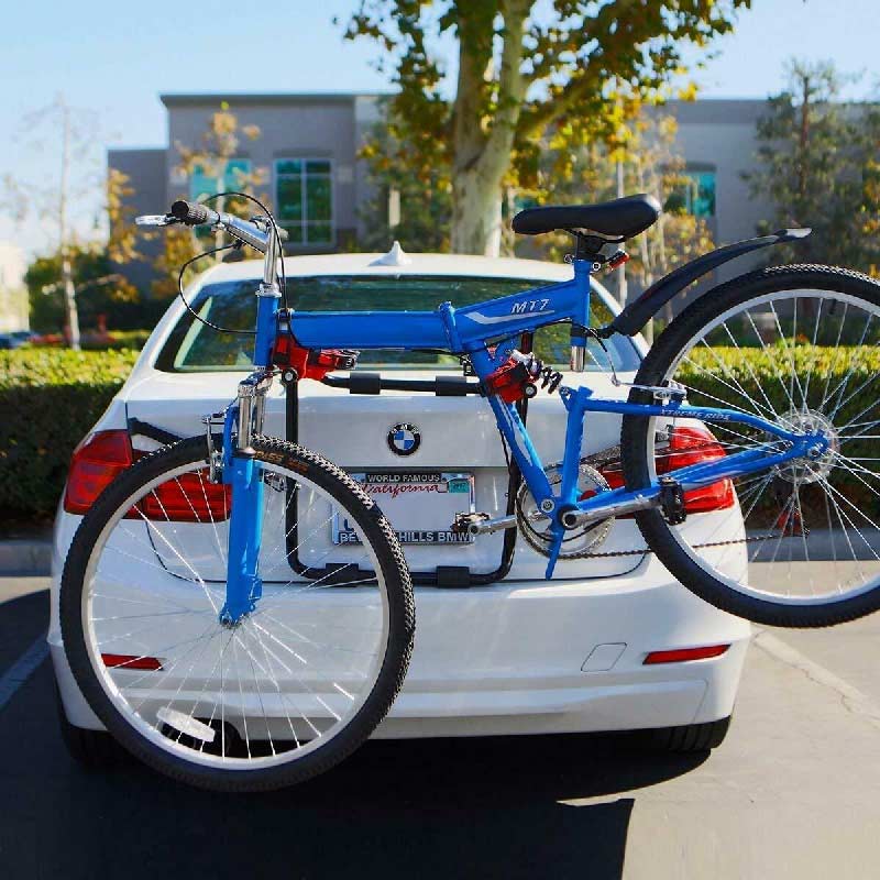 3 Bike Bicycle Cycle Deluxe Rear Mount Car Rack Carrier Universal Fitting Saloon Hatchback SUV