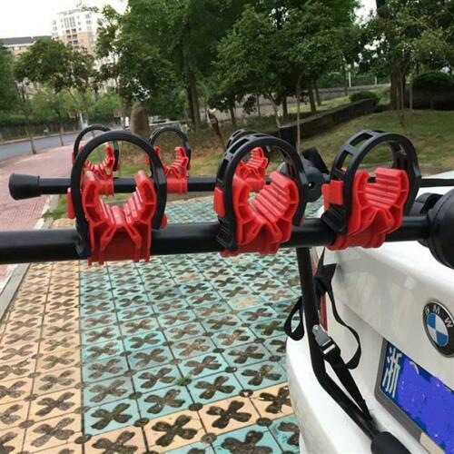 3 Bike Bicycle Cycle Deluxe Rear Mount Car Rack Carrier Universal Fitting Saloon Hatchback SUV