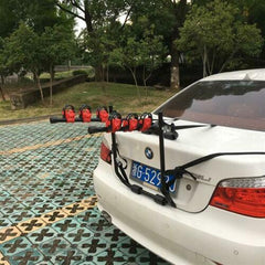 3 Bike Bicycle Cycle Deluxe Rear Mount Car Rack Carrier Universal Fitting Saloon Hatchback SUV