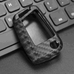 3 Button Flip Key ABS+Silicone Car Key Cover Case With Keychain Suitable For Volkswagen Virtus, Tiguan, T-Roc, Taigun, New Jetta