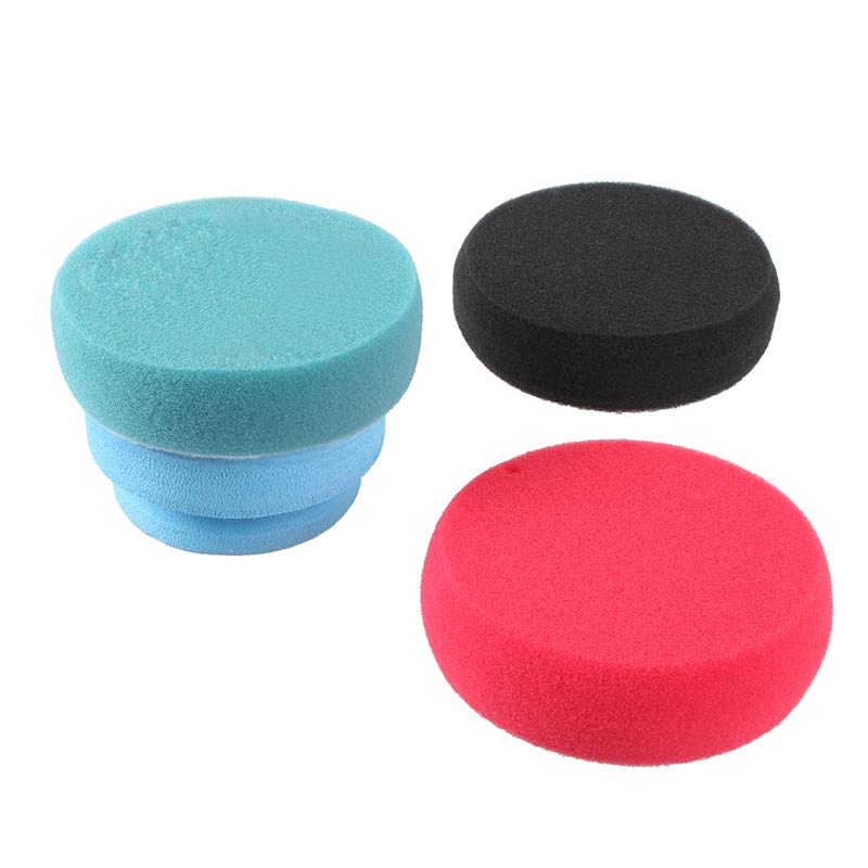 3+1 Car Waxing Polishing Applicator Sponge Ball Pads With Handle