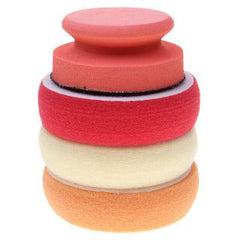 3+1 Car Waxing Polishing Applicator Sponge Ball Pads With Handle