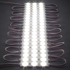 10pcs 3 LED SMD White Round Light Module Light Strip DC 12V